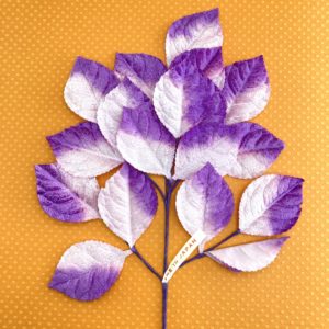 Lavender & Purple Leaves - Made in Japan